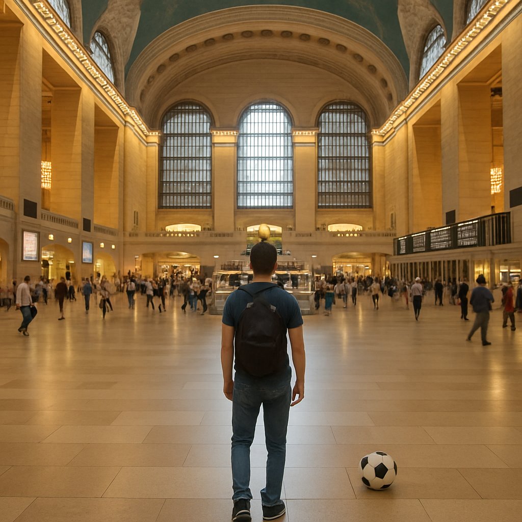 Ilustrasi Nessie Judge Eksplorasi Grand Central Terminal dengan Zeusbola