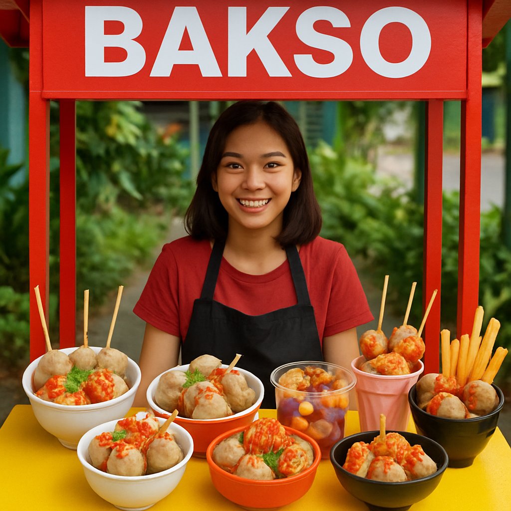 Ilustrasi Inovasi Bakso: Rahasia Zeusbola yang Digandrungi